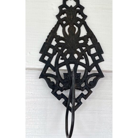 Antique Eastlake Cast Iron Wall hanging Paper Bill Receipt Spike - Picture 2 of 10